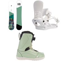 Women's K2 First Lite Snowboard 2023 - 138 Package (138 cm) + S Bindings in White size 138/S | Polyester