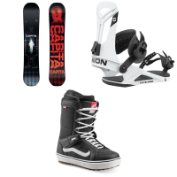 CAPiTA Pathfinder Reverse Snowboard 2023 - 149 Package (149 cm) + L Bindings in White size 149/L | Silk/Plastic