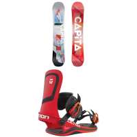 CAPiTA Defenders of Awesome Snowboard 2023 - 164 Package (164 cm) + L Bindings | Nylon/Silk in White size 164/L | Nylon/Polyester/Silk
