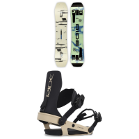 Ride Twinpig Snowboard 2023 - 154 Package (154 cm) + L Bindings in Black size 154/L | Aluminum/Bamboo
