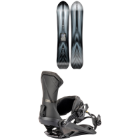 Nitro Dropout Snowboard 2023 - 159 Package (159 cm) + M Bindings in White size 159/M | Rubber
