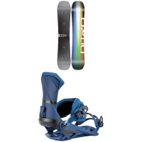 Nitro Optisym Snowboard 2023 - 156 Package (156 cm) + L Bindings in White size 156/L | Rubber