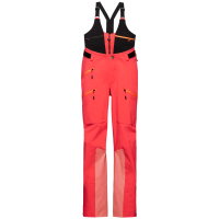 Women's Mammut La Liste Pro HS GORE-TEX Bib Pants 2023 in Orange size 4 | Polyester