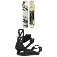 Ride Psychocandy Snowboard 2023 - 158 Package (158 cm) + L Bindings in Black size 158/L | Nylon