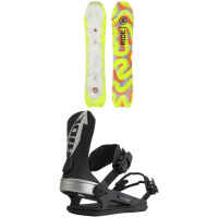 Ride Psychocandy Snowboard 2022 - 142 Package (142 cm) + M Bindings in Black size 142/M | Nylon/Aluminum