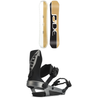 Ride Zero Snowboard 2022 - 157W Package (157W cm) + L Bindings size 157W/L | Aluminum/Bamboo