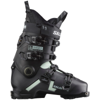 Women's Salomon Shift Pro 90 Alpine Touring Ski Boots 2024 in Black size 24.5 | Aluminum