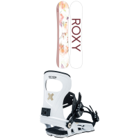 Women's Roxy Breeze C2 Snowboard 2023 - 154 Package (154 cm) + M Bindings | Aluminum in Black size 154/M | Aluminum/Polyester