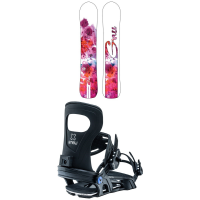 Women's GNU Chromatic BTX Snowboard 2023 - 143 Package (143 cm) + M Bindings | Aluminum in Black size 143/M | Aluminum/Polyester