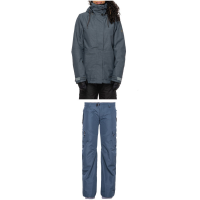 Women's 686 Smarty 3-in-1 Spellbound Jacket 2023 - Medium Package (M) + X-Large Bindings in Blue size M/Xl