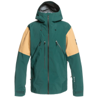 Quiksilver Highline Pro 3L GORE-TEX Pro Jacket 2022 in Green size Medium | Nylon/Polyester
