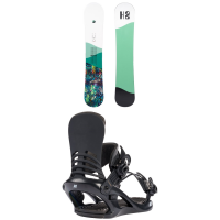 Women's K2 First Lite Snowboard 2023 - 138 Package (138 cm) + L Bindings in White size 138/L | Polyester