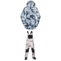 Women's Volcom Westland Insulated Jacket 2022 - Medium Package (M) + X-Large Bindings in White size M/Xl | Polyester