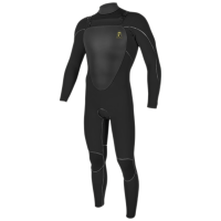 O'Neill 4.5/3.5 Mutant Legend Chest Zip Hooded Wetsuit 2026 in Black size X-Large | Rubber/Neoprene