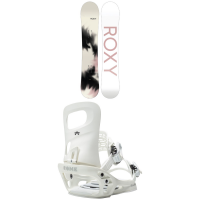 Women's Roxy Raina LTD Snowboard 2023 - 139 Package (139 cm) + S Bindings in White size 139/S | Nylon