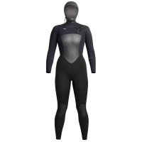 Women's XCEL 5/4 Infiniti Hooded Wetsuit 024 in Black | Plastic