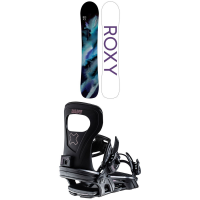 Women's Roxy Breeze Snowboard 2022 - 144 Package (144 cm) + L Bindings | Nylon/Aluminum in Black size 144/L | Nylon/Aluminum/Polyester
