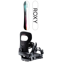 Women's Roxy Raina LTD Snowboard 2022 - 143 Package (143 cm) + L Bindings | Nylon/Aluminum in Black size 143/L | Nylon/Aluminum/Polyester