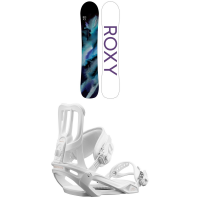 Women's Roxy Breeze Snowboard 2022 - 151 Package (151 cm) + S Bindings in White size 151/S