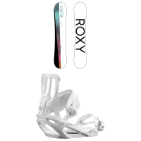 Women's Roxy Raina LTD Snowboard 2022 - 151 Package (151 cm) + S Bindings in White size 151/S