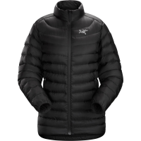 Women's Arc'teryx Cerium LT Jacket 2023 in Black size Medium | Nylon