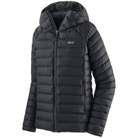 Women's Patagonia Down Sweater Hoodie 2026 in Black size 2X-Large | Nylon/Plastic
