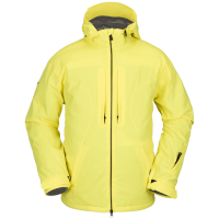 Volcom Quad Angle 2L TDS Jacket Men's 2023 in Yellow size Large