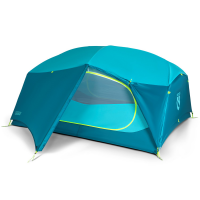 Nemo Aurora 3-Person Tent & Footprint 2023 in Green | Nylon/Polyester