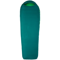 Marmot Yolla Bolly 30 Sleeping Bag 2022 in Green size Short Left Hand | Nylon/Cotton