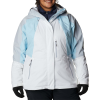 Women's Columbia Glacier View Plus Size Jacket 2022 in Blue size 1X | Polyester