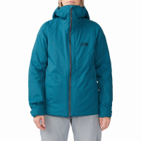 Women's Mountain Hardwear Firefall/2(TM) Jacket 2022 in Khaki size X-Large | Nylon/Polyester