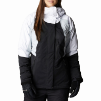 Women's Columbia Glacier View Jacket 2022 Black in White size X-Small | Polyester