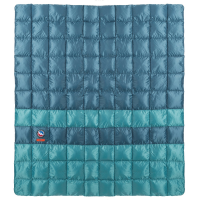 Big Agnes Camp Robber Down Blanket 2023 in Teal size 80"x88" | Polyester