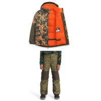 Kid's The North Face Freedom Extreme Insulated Jacket Boys' 2022 - Medium Green Package (M) + S Bindings in Yellow size M/S | Polyester
