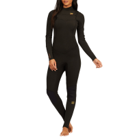 Women's Billabong 3/2 Synergy Chest Zip Wetsuit 2021 in Black size 10 | Neoprene