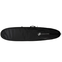 Creatures of Leisure Longboard Day Use Surfboard Bag 2026 in Black size 7'6" | Nylon/Polyester