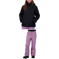 Kid's Obermeyer Rylee Jacket Girls' 2022 - Large Green Package (L) + XS Bindings size L/Xs | Polyester