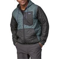 Patagonia Diamond Quilt Bomber Hoody Jacket 2022 in Blue size X-Large | Cotton/Polyester