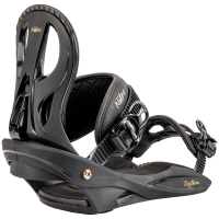Women's Nitro Rythm Snowboard Bindings 2025 in Black size Medium | Aluminum