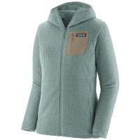 Women's Patagonia R1 Air Full Zip Hoodie 2025 in Blue size Large | Polyester