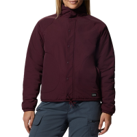 Women's Mountain Hardwear HiCamp(TM) Shell Jacket 2022 in Black size Large