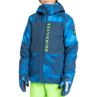 Kid's Quiksilver Side Hit Jacket Boys' 2022 in Green size Large | Polyester
