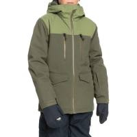 Kid's Quiksilver Fairbanks Jacket Boys' 2023 Green size Medium | Polyester