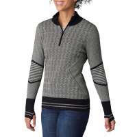Women's Smartwool Dacono Half Zip Sweater 2021 in Purple size X-Large | Nylon/Wool/Polyester