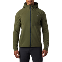 Mountain Hardwear Keele(TM) Hoodie 2020 in Green size Small | Elastane/Polyester