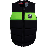 Radar Tidal Impact Waterski Vest 2022 in Green size Small