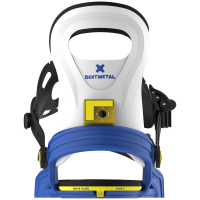Kid's Bent Metal BMX Snowboard Bindings 2026 in Blue size X-Small | Aluminum
