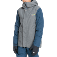 Kid's Quiksilver Ridge Jacket Boys' 2022 in Gray size Small | Polyester