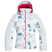 Kid's Roxy Delski Jacket Girls' 2021 in White size 2X-Large | Polyester