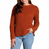 Women's Toad & Co Coatati Dolman Sweater 2021 in Brown size X-Small | Nylon/Wool